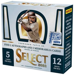 2022 Panini Select Baseball Hobby Box FOTL (First Off The Line)